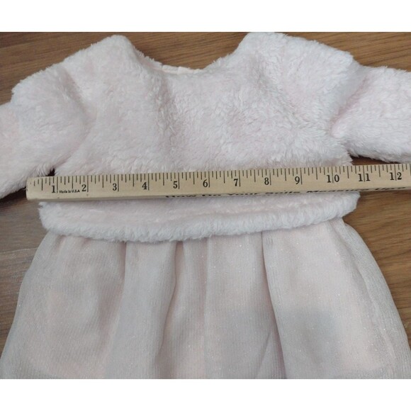 Cat & Jack Baby Girl Fleece Sweater Dress Infant Girl Size 3-6 months Pink - Picture 5 of 12